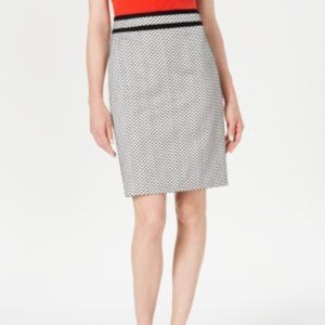 CALVIN KLEIN Petites Texture Speckle Piped Skirt